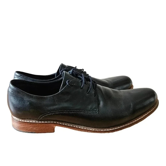 Airborn Argentinian Men's Formal Classy Leather Black Shoes Size EU 45 US 12. - Picture 5 of 13